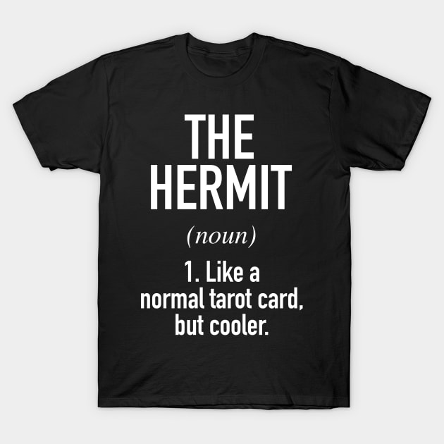 Tarot Card (Major Arcana) The Hermit T-Shirt by Buster Piper
